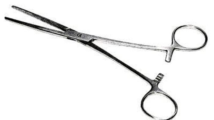 Used Forceps Artery Rochester Pean Straight 178mm (7in)
