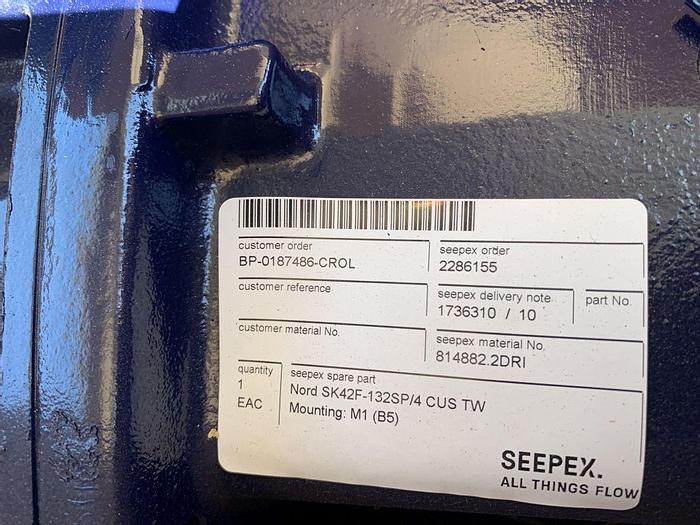 Used Pump, Moyno, 7-1/2 HP, 3", Progressive Cavity, Seepex #S743659