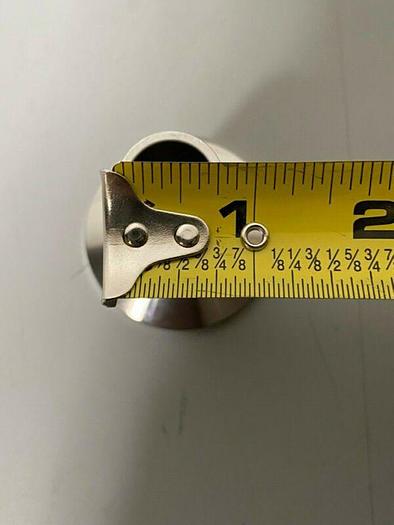 Used Glacier Tanks 14MPHR-G150-075 Stainless Steel Rubber Hose Barb Adapter