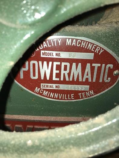 Used POWERMATIC 66 TABLE SAW WITH DADO & BIESEMEYER FENCE