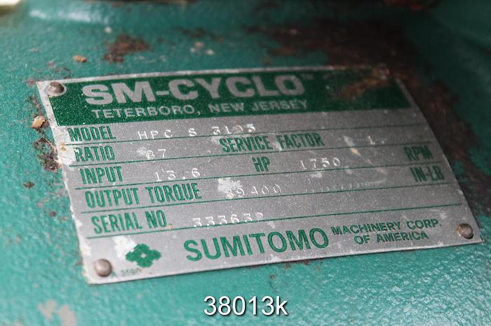 Used Holder Group 1500 Drum Thickener, 216" Face, 60" Diameter #38013