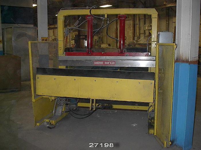 Used Howies Welding  Roll Splitter, 64" Wide X 15 3/4" Diamter. Overall Dims 90" H X 96" W X 80" Deep #27198