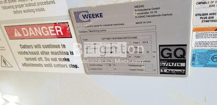 Used 2014 Weeke Optimat BHP008 / Vantech 480 CNC Router