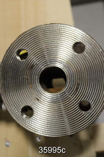 Used Dezurik 1" Eccentric Plug Valve, Air Operated, 9384158 #35995