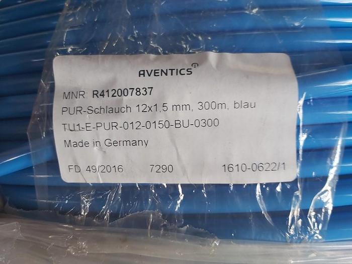 300m Pneumatikschlauch, 12 x 1,5mm, TU1-E-PUR-012-0150-BU-0300, Aventics,  neu -65%