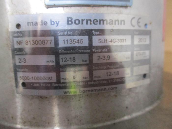 Used NEW / UNUSED BORNEMANN PUMP