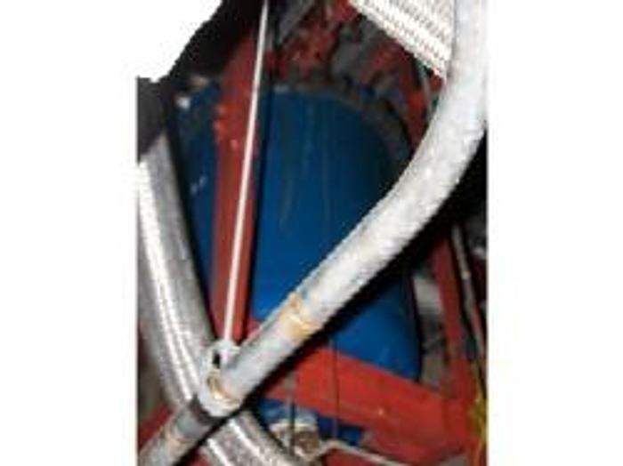 Used Pfaudler 100 gallon vertical #5015 glass lined vacuum receiver