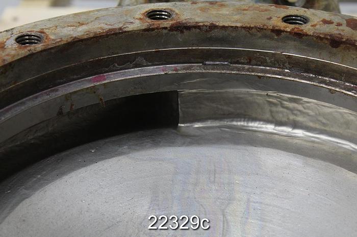 Used Goulds 3196 Pump, 2X3X10, Stainless Steel Casing, 5-Vane, Cast No.: 2658 #22329