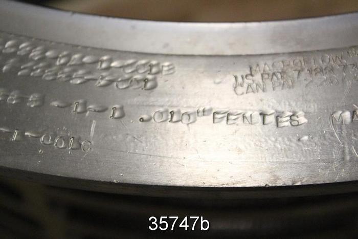 Used Fiberprep CH5 Pressure Screen Basket, 0.010" Slots #35747