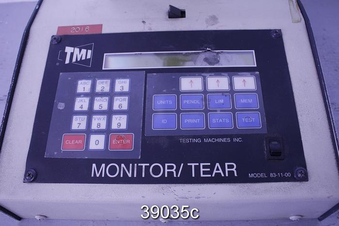 Used TMI 83-11-00 Digital Tear Tester And Monitor #39035