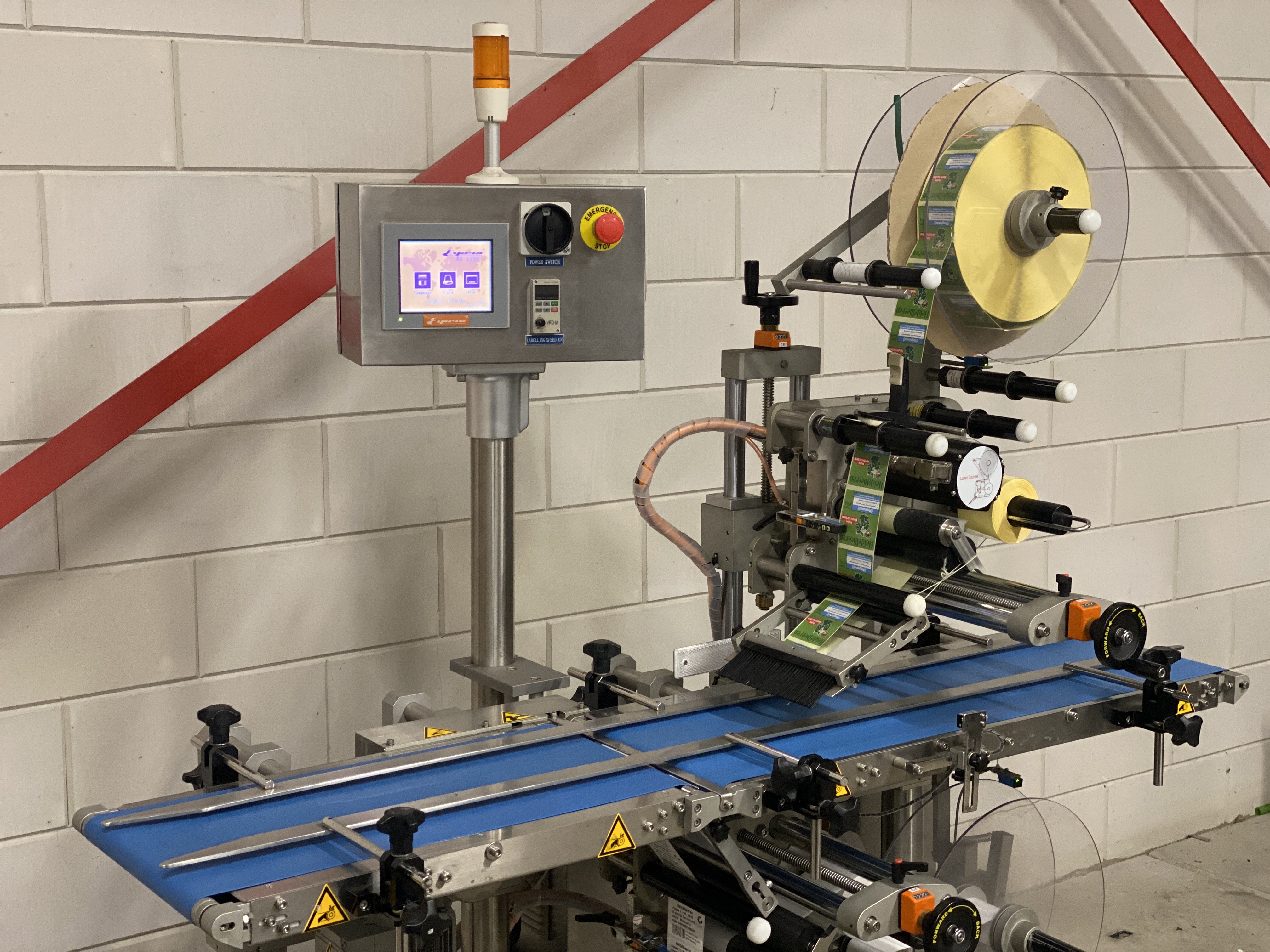 Used Espera 1000 top and bottom labeling