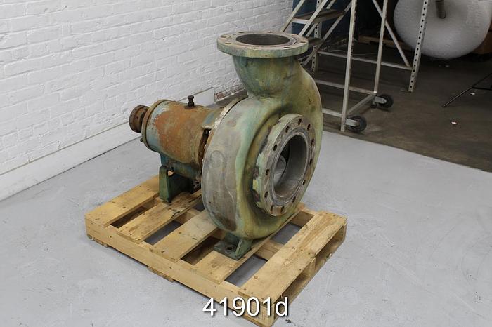 Used Goulds 3196 8x10x15 Pump, SS Casing, 6-Vane SS Impeller #41901