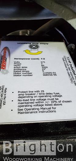 Used 2017 The Original Saw Company Super Duty 3553,  used 20 inch radial arm saw