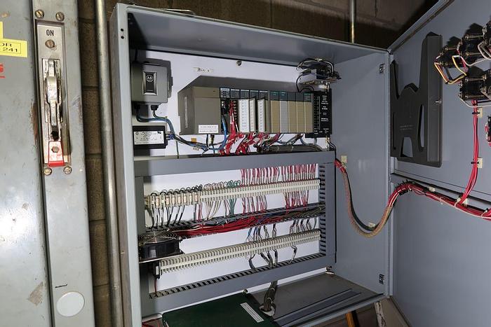 Used NO. 1 PAPER MACHINE LINE SHAFT PLC 3 CABINET