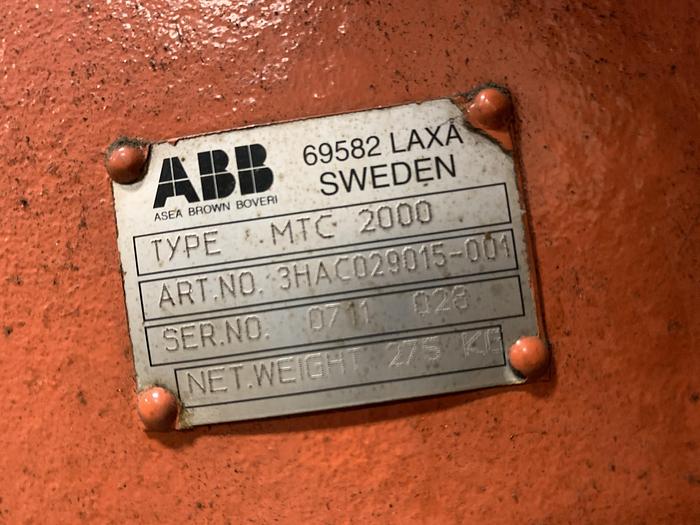 Used ABB IRB 2400 ROBOTIC ARC WELDING CELL WITH DUAL ABB IRBP 2000L DUAL TRUNNIONS