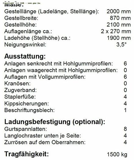 GMI 1P - RAL-A-2x270-L2000xW870 - S-TRA-007