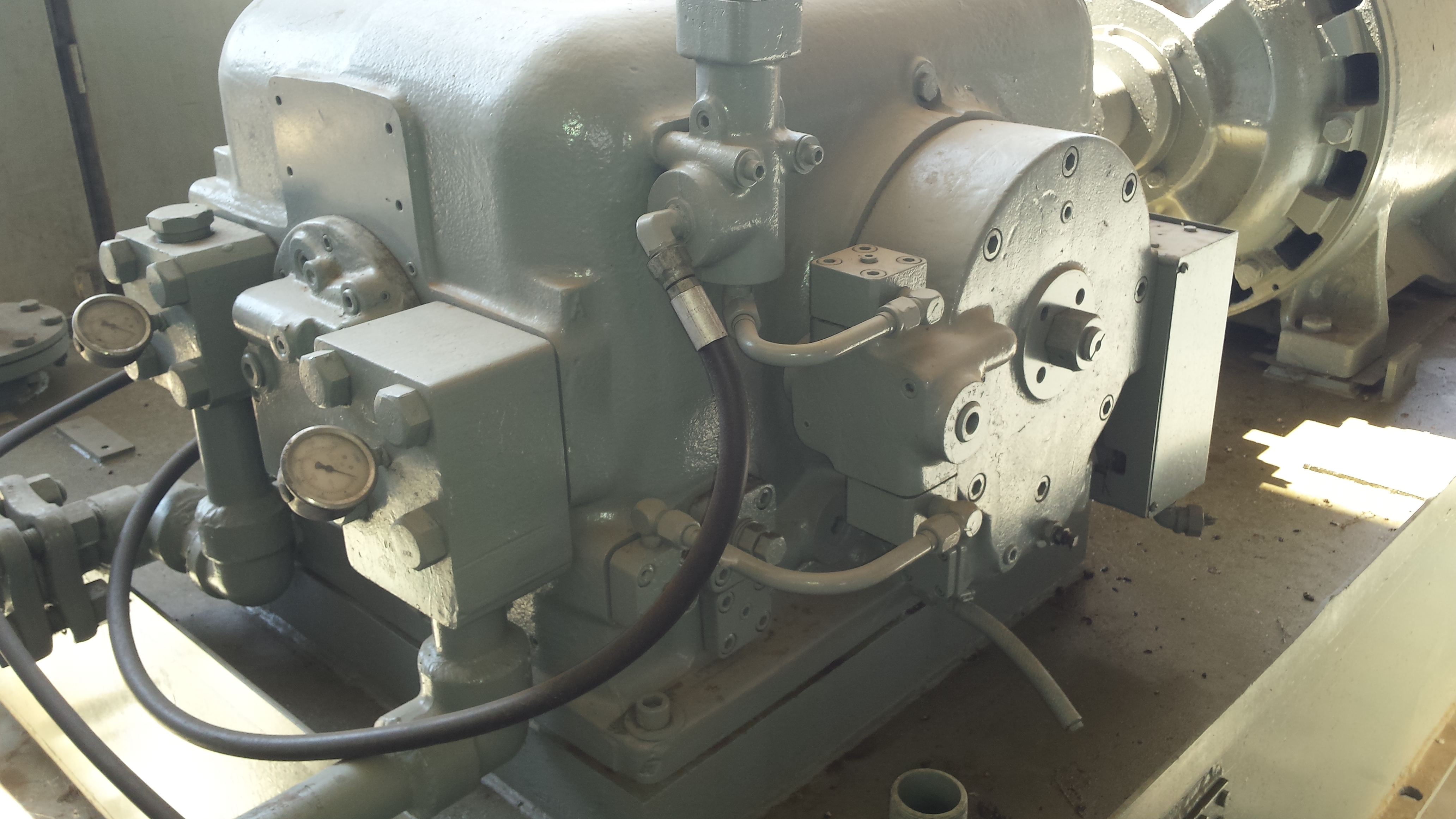 Used Used 160 HP Oilgear “D” Series Hydraulic Power Unit; With Reservoir