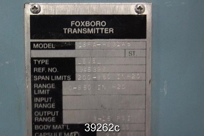 Used Foxboro 13FA-HS31A5 Liquid Level Transmitter #39262