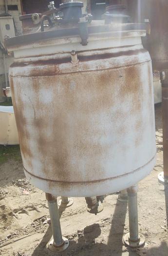 Used Reactor, 100 Gallon, Glass Lined, Jkt, 30" x 33", De Dietrich, #L742762