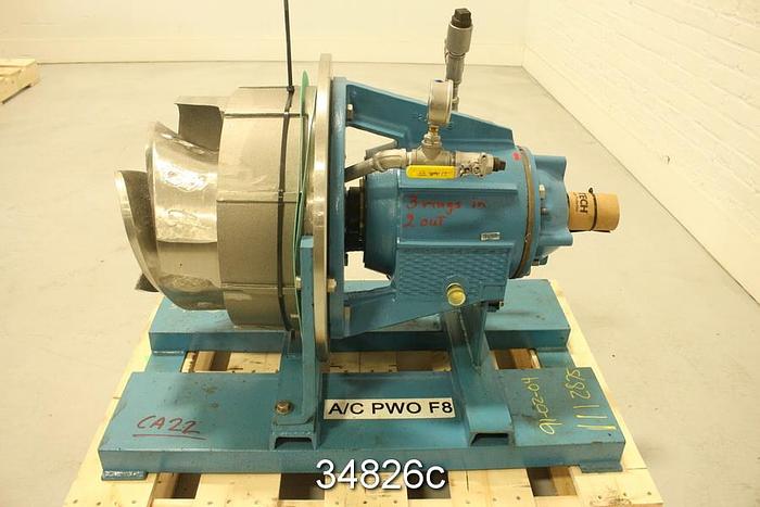 Used Allis Chalmers PWO 10x12x17 Power End, 4 Vane, 16" Diameter Impeller #34826