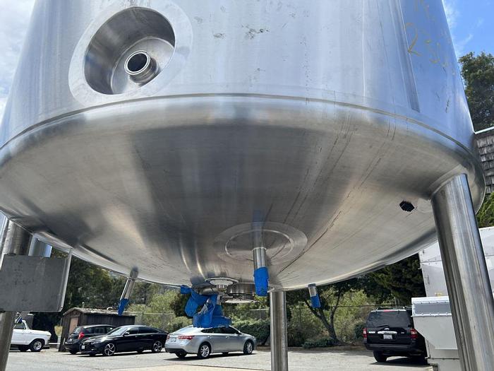 Used Reactor, 740 Gallon, 316L Stainless Steel, Jacketed, Agitated, T&C Stainless #S744626
