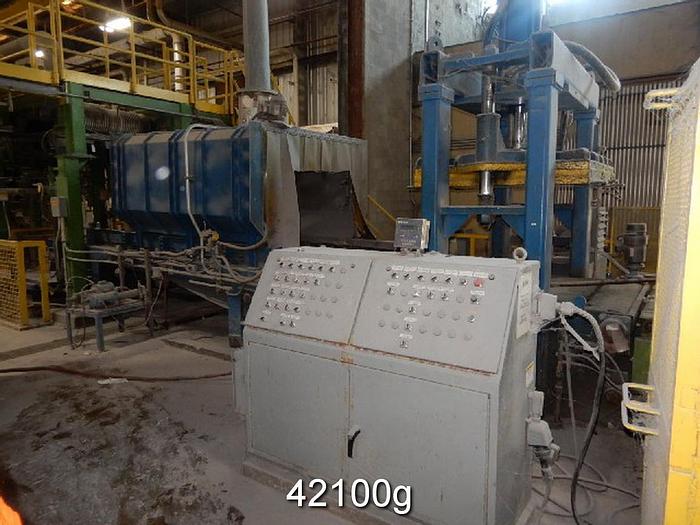 Used 1.2 Meter Wet Lap Machine With Outfeed Conveyor for Bales #42100