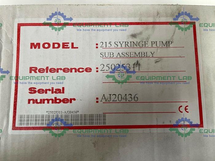 Used 215 Syringe Pump Sub Assembly