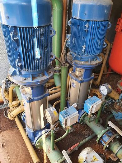 Usato Centrale gruppo Antincendio, in cabina mobile con 2 motori Leroy Somer e 2 pompe Lovara