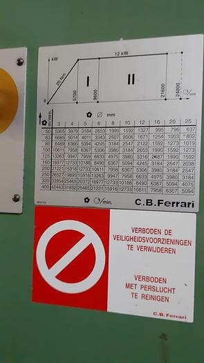 Usato Centro di Lavoro C.B.Ferrari A 17 - CNC E520, 24.000 rpm