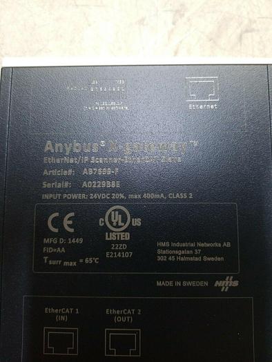 Used Anybus X-Gateway A0229B8E