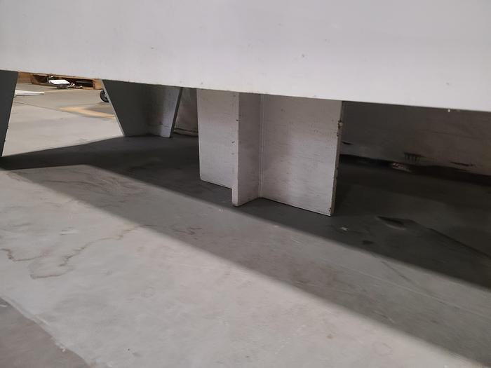 Used PVC Plastic Tank Double Wall with side and bottom support 70" x 28" x 29" D Hot Liquid