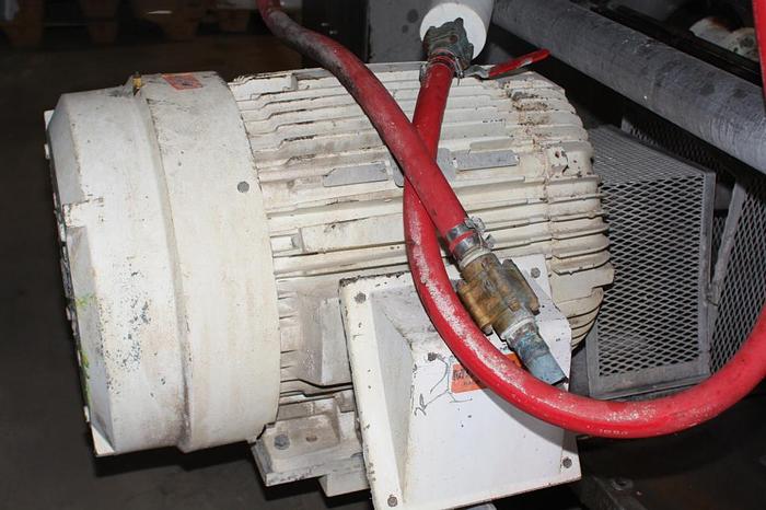 Used 1600# SHAFFER HORIZONTAL ROLLER BAR MIXER - S/S - JACKETED