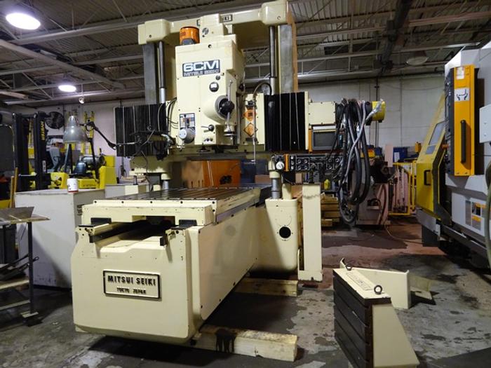 Used MITSUI SEIKI 6CM BRIDGE TYPE VERTICAL CNC JIG BORER