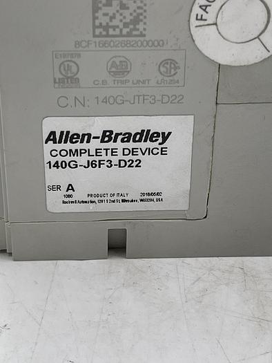 Used Allen-Bradley 140G-J6F3-D22