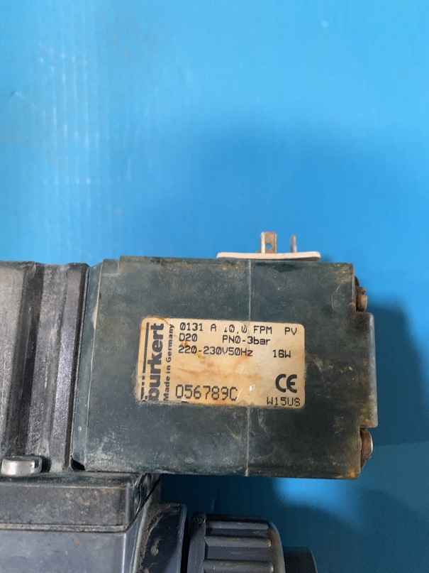 Used Burkert Solenoid Valve 0131-A-10