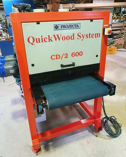 Used 1999 Quickwood Italy Calibrating / Brushing machines QuickWood System