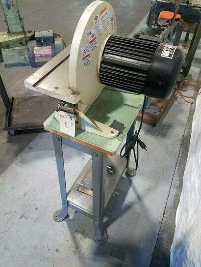 Used 12" Industrial Disc Sander 1 HP 110V Wood or Metal Sanding