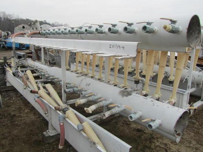 Used BELOIT MODEL UB80 UNIFLOW CLEANERS (40) CLEANERS