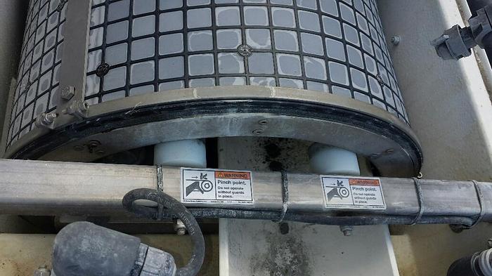 Used Screen, Rotary, 20" X 15", S/st, PR Aqua #L740482