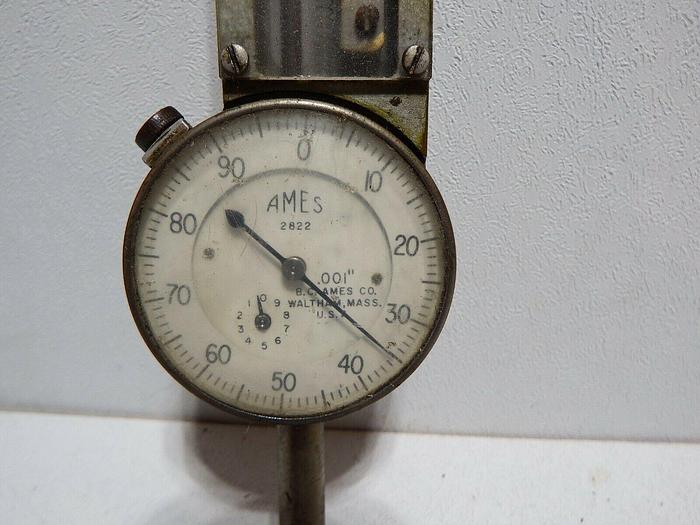 Used AMES 2822 DIAL INDICATOR .001 RESOLUTION GH104