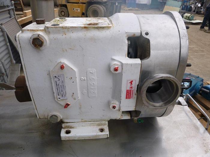 Used Pump, Positive, Ampco, S/st, Mdl RBZP1-130-DM, 2" In/Out #S744204