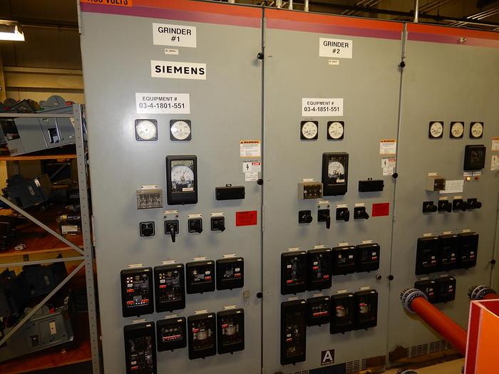 Used 4160 V SIEMENS SWITHGEAR