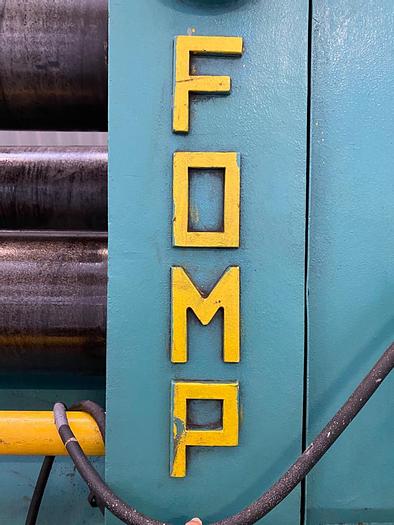 Used Fomp 3 Rolls Hydraulic Plate Bending Machine