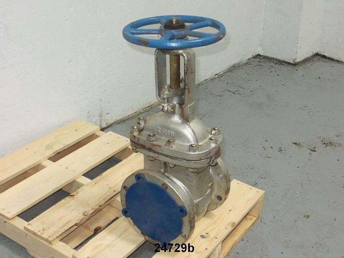 Used Sharpe GLOBE 6" Steel Globe Valve, 150 Lb Flange, Body Wcb, Z 1293 #24729