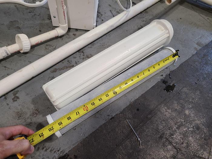 Used Disc Filter System B1-AZA Plating Chemical Tank Filtering