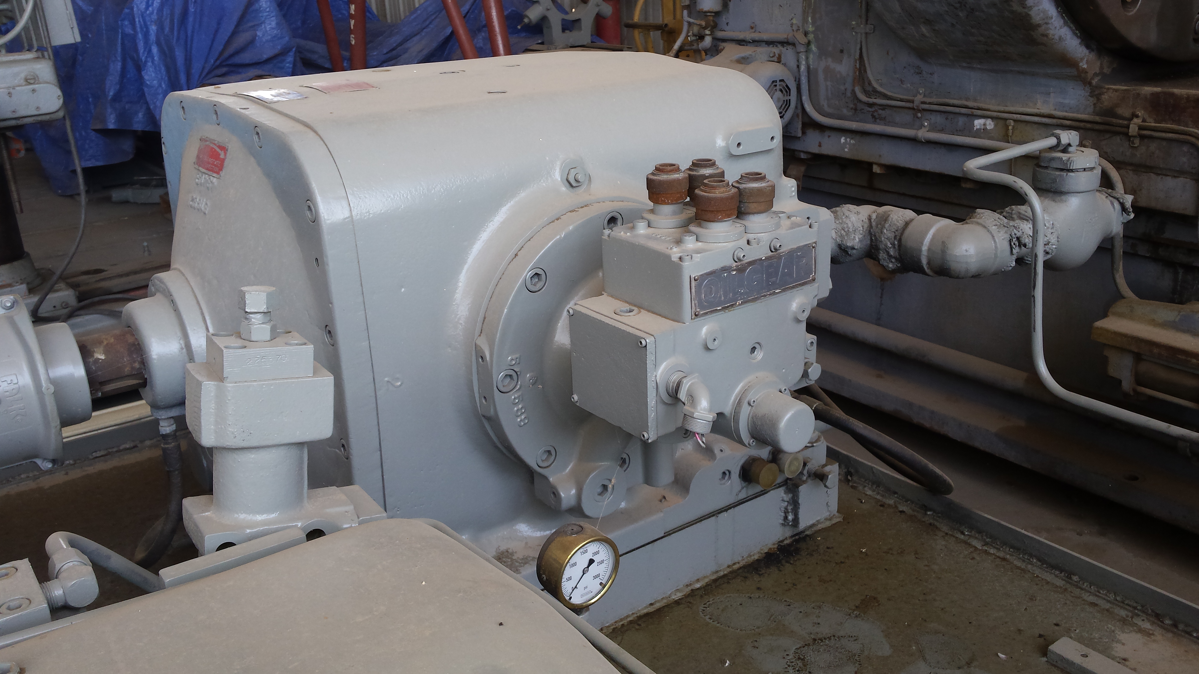 Used Used 160 HP Oilgear “D” Series Hydraulic Power Unit; With Reservoir