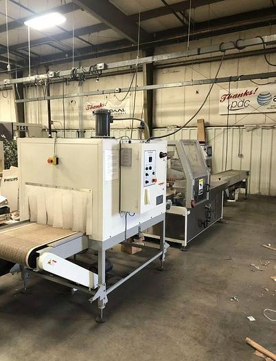 Used TEXWRAP MODEL 1810EH AUTOMATIC SIDE SEALER W/ TUNNEL