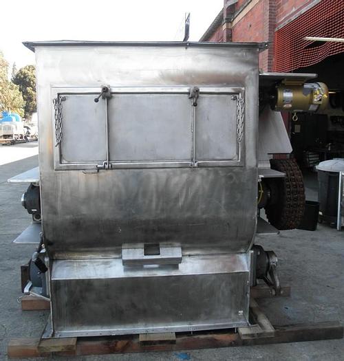 Used Mixer, Paddle, 26.5 CF, S/st, Forberg, Mdl F-750XE, 30 HPMixer, Paddle, 26.5 CF, S/st, Forberg, Mdl F-750XE, 30 HP #S740577