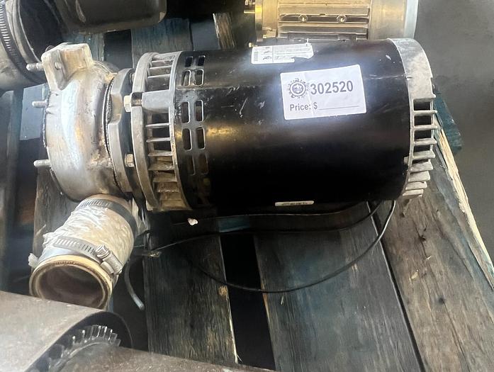 Used HOBART WATER PUMP, P63CZFFR-155; 2HP; 3PH;V:208; RPM: 3450\