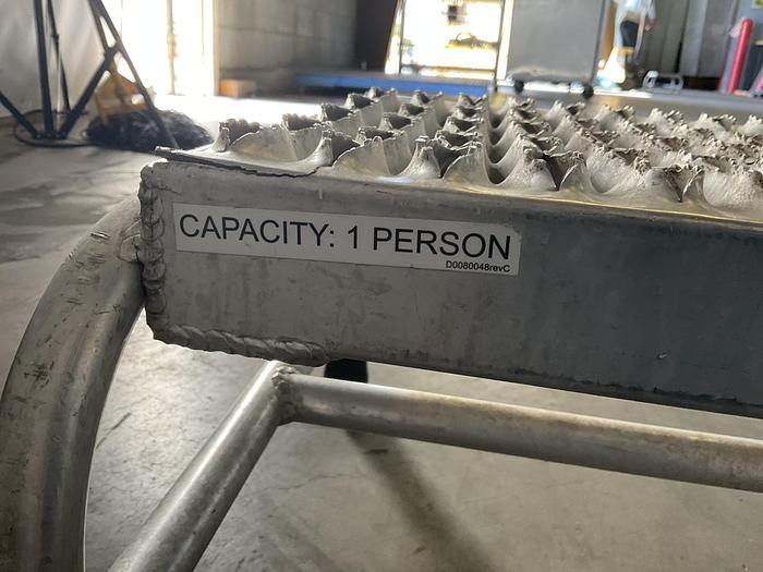 Used COTTERMAN STARIONARY WORK PLATFORM STEEL !